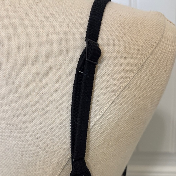 Aerie Black Ribbed Scoop Bralette - Picture 3 of 6